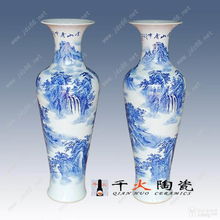 景德镇陶瓷大花瓶 锦绣前程青花大花瓶