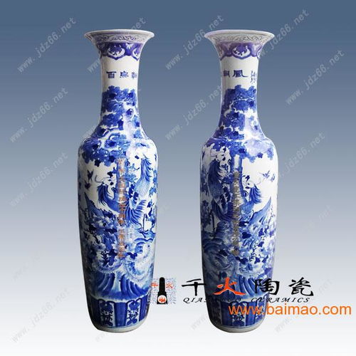 景德镇陶瓷大花瓶 工艺与艺术的完美融合